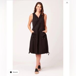 Wearables sumi Hooded Parachute dress